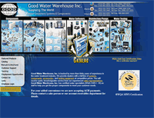 Tablet Screenshot of goodwaterwarehouse.com